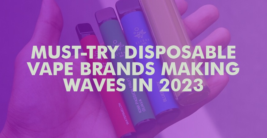 Vape on the Go: 5 Must-Try Disposable Vape Brands Making Waves in 2023!